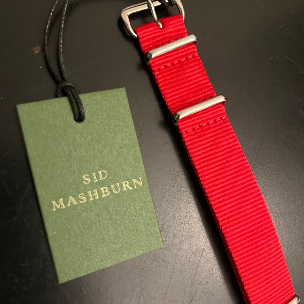 Sid Mashburn Red Watch Strap